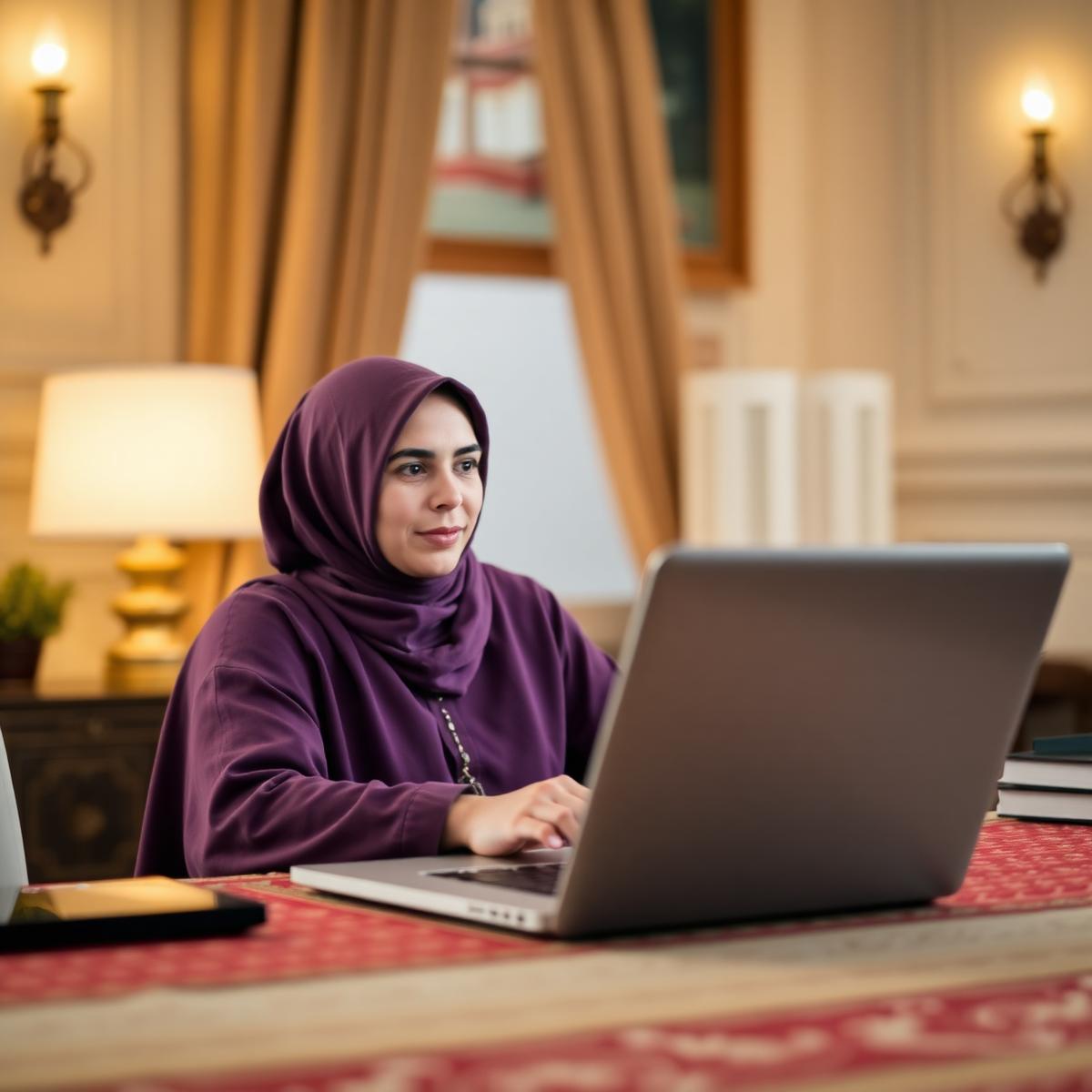 Qualified Quran teacher teaching online